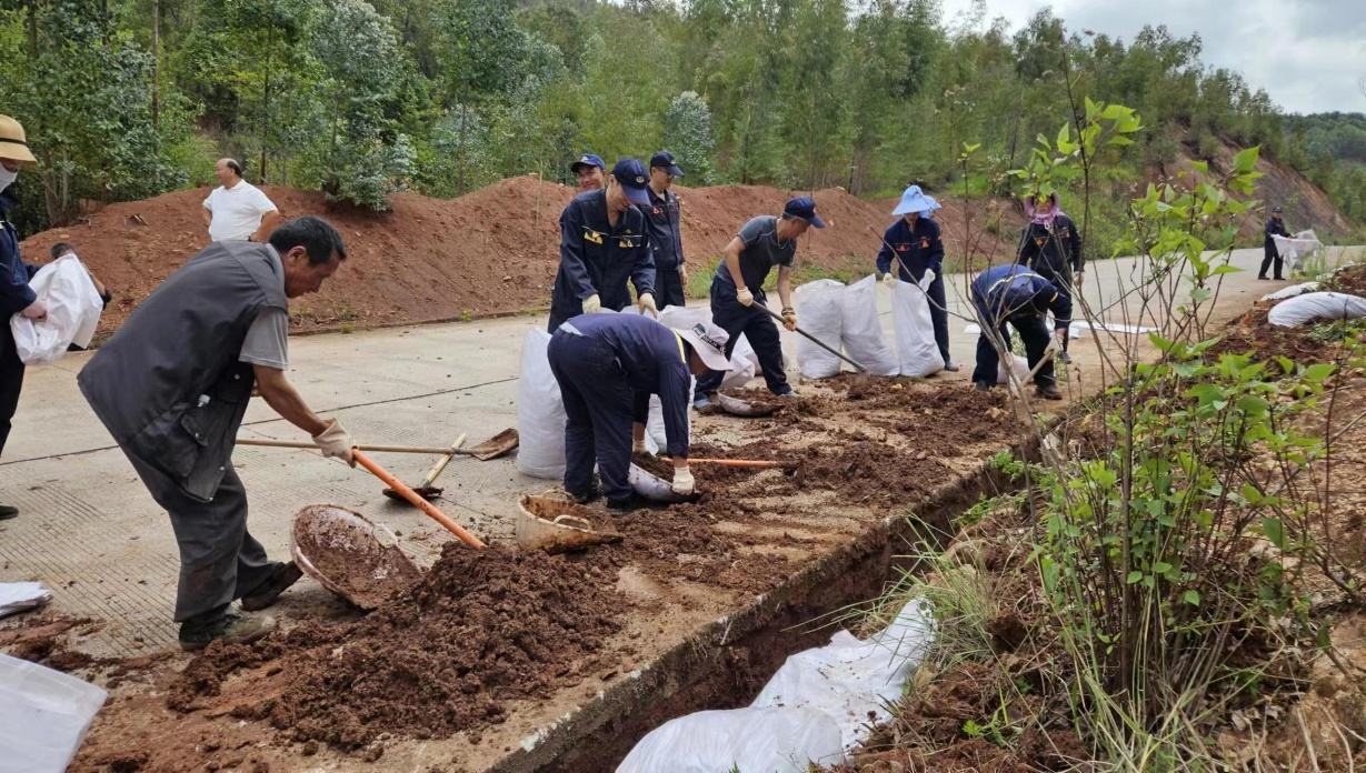 【安全】未雨綢繆清水溝 打好防汛主動仗—武定分公司開展汛期隱患整改活動